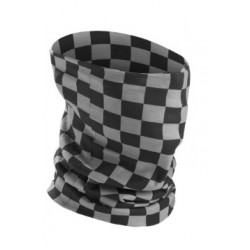 Nox Φουλάρι NeckTube Checkerboard μαύρο